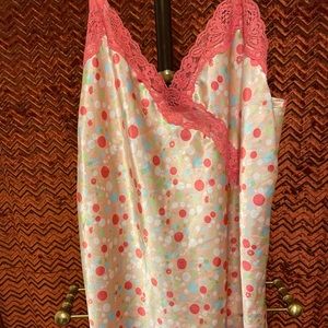 Polka Dot & Lace Slip